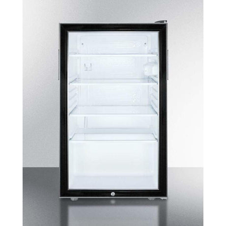 Summit 20" Wide Built-In All-Refrigerator, ADA Compliant Beverage Fridge SCR500BLBI7ADA Beverage Centers SCR500BLBI7ADA Wine Coolers Empire