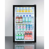 Summit 20" Wide Built-In All-Refrigerator, ADA Compliant Beverage Fridge SCR500BLBI7ADA Beverage Centers SCR500BLBI7ADA Wine Coolers Empire