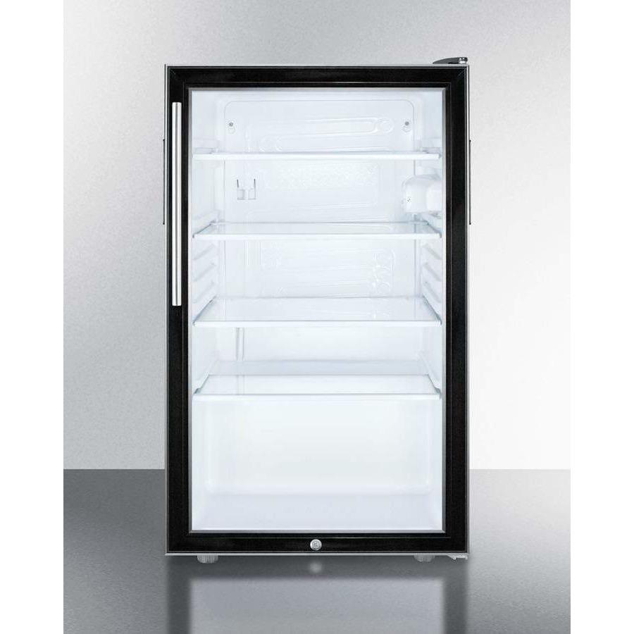 Summit 20" Wide Built-In All-Refrigerator, ADA Compliant Beverage Fridge SCR500BLBI7HVADA Beverage Centers SCR500BLBI7HVADA Wine Coolers Empire