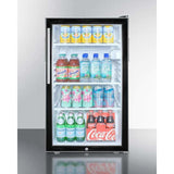 Summit 20" Wide Built-In All-Refrigerator, ADA Compliant Beverage Fridge SCR500BLBI7HVADA Beverage Centers SCR500BLBI7HVADA Wine Coolers Empire