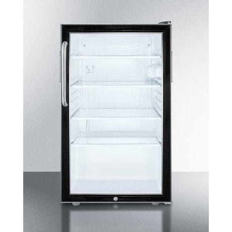 Summit 20" Wide Built-In All-Refrigerator Beverage Fridge SCR500BL7CSS Beverage Centers SCR500BL7CSS Wine Coolers Empire