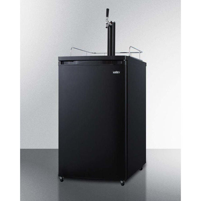 Summit 20" Wide Single Tap Black Kegerator SBC582B Kegerators SBC582B Wine Coolers Empire