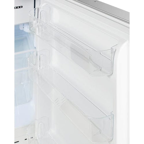 Summit 21" ADA Compliant Stainless Refrigerator-Freezer ALRF48SSHV Refrigerators ALRF48SSHV Wine Coolers Empire