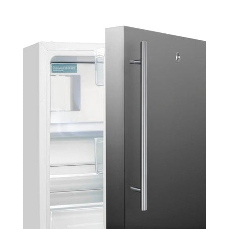 Summit 21" ADA Compliant Stainless Refrigerator-Freezer ALRF48SSHV Refrigerators ALRF48SSHV Wine Coolers Empire