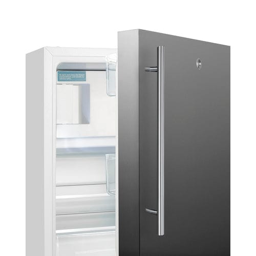 Summit 21" ADA Compliant Stainless Refrigerator-Freezer ALRF48SSHV Wine Coolers Empire