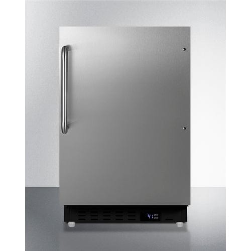Summit 21" ADA Compliant Stainless Steel All-Refrigerator ALR47BSSTB Wine Coolers Empire