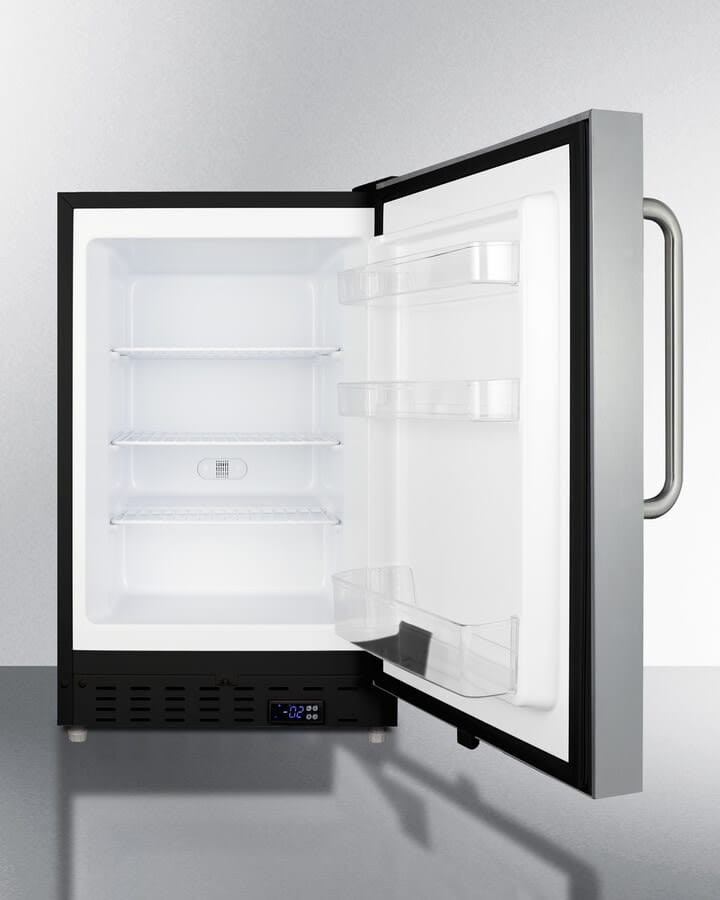 Summit 21" Built-In ADA Compliant Freezer ALFZ37BSSTB Freezers ALFZ37BSSTB Wine Coolers Empire