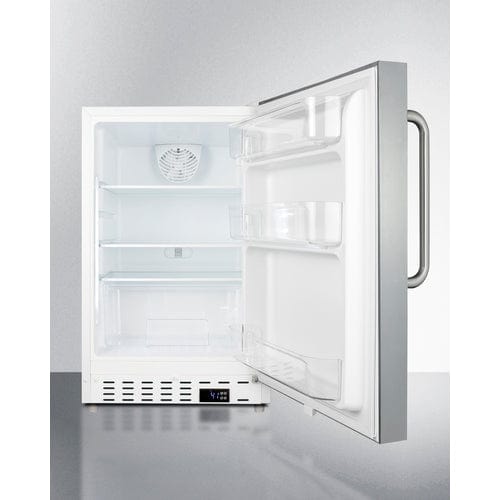 Summit 21" Built-In All-Refrigerator ALR46WSSTB Wine Coolers Empire