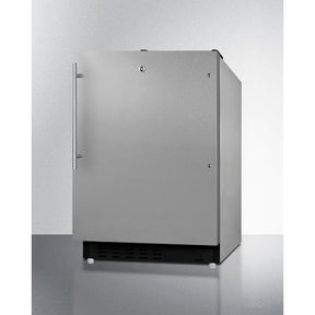Summit 21" Stainless Door Refrigerator-Freezer ALRF49BCSSHV Refrigerators ALRF49BCSSHV Wine Coolers Empire