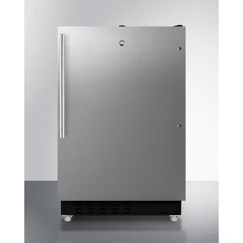 Summit 21" Stainless Door Refrigerator-Freezer ALRF49BCSSHV Wine Coolers Empire