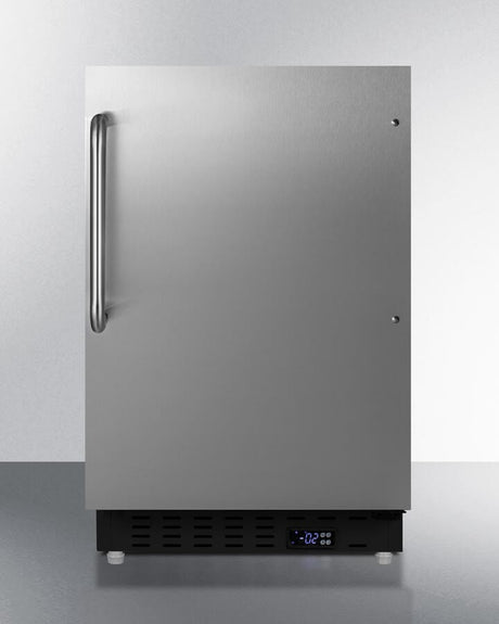 Summit 21" Stainless Steel Built-In ADA Compliant Freezer ALFZ37BCSS Freezers ALFZ37BCSS Wine Coolers Empire