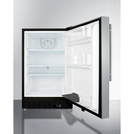 Summit 21" Stainless Steel Built-In All Refrigerator ALR47BSSHV Refrigerators ALR47BSSHV Wine Coolers Empire