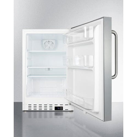 Summit 21" Stainless Steel Finish All-Refrigerator ALR46WCSS Refrigerators ALR46WCSS Wine Coolers Empire