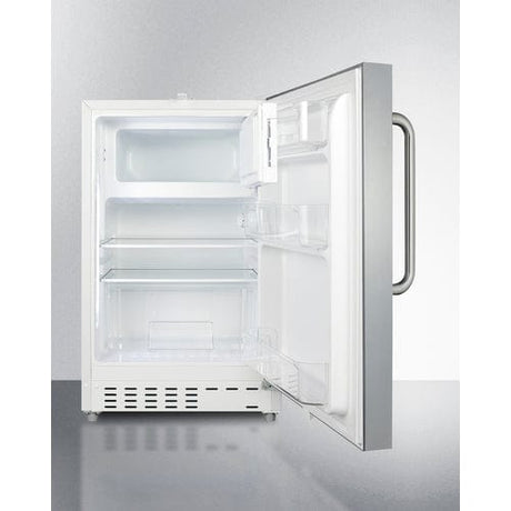 Summit 21" Stainless Steel Finish Refrigerator-Freezer ALRF48CSS Refrigerators ALRF48CSS Wine Coolers Empire