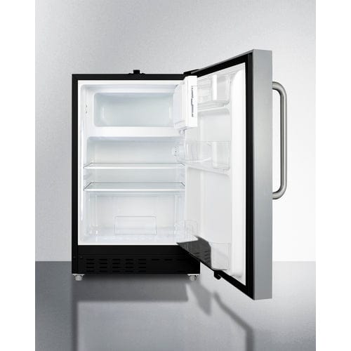 Summit 21" Stainless Steel Finish Refrigerator-Freezer ALRF49BCSS Wine Coolers Empire