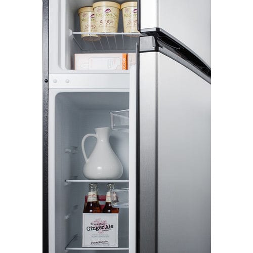 Summit 22" Slim Stainless Refrigerator-Freezer CP972SS Wine Coolers Empire