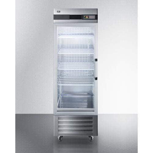 Summit 23 Cu.Ft. Reach-In Refrigerator SCR23SSGLH Beverage Centers SCR23SSGLH Wine Coolers Empire