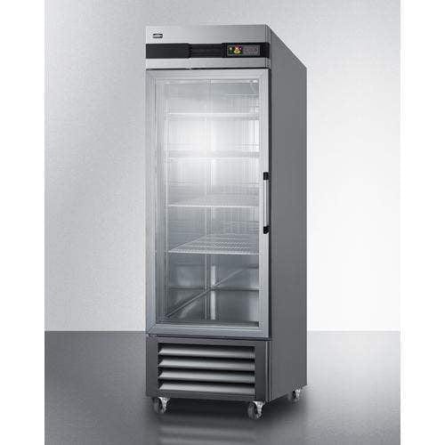 Summit 23 Cu.Ft. Reach-In Refrigerator SCR23SSGLH Beverage Centers SCR23SSGLH Wine Coolers Empire