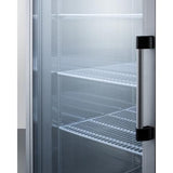 Summit 23 Cu.Ft. Reach-In Refrigerator SCR23SSGLH Beverage Centers SCR23SSGLH Wine Coolers Empire