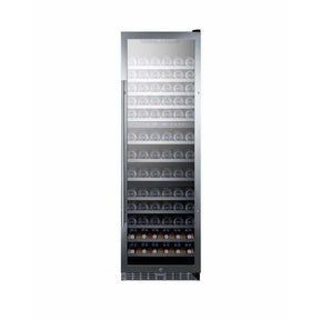 Summit 24" 133 Bottle Triple Zone Stainless Steel Wine Fridge SWC1987T Wine Coolers SWC1987T Wine Coolers Empire