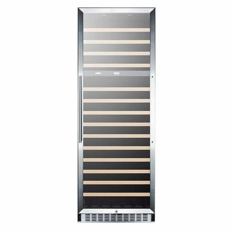 Summit 24"  174 Bottle Dual Zone All Stainless Steel Wine Fridge SWC1966CSS Wine Coolers SWC1966CSS Wine Coolers Empire