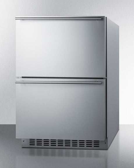 Summit 24" 2 Drawer All-Freezer ADFD243CSS Freezers ADFD243CSS Wine Coolers Empire