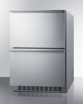 Summit 24" 2-Drawer All-Refrigerator ADRD241CSS Refrigerators ADRD241CSS Wine Coolers Empire