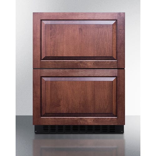 Summit 24" 2-Drawer All-Refrigerator ASDR2414PNR Wine Coolers Empire