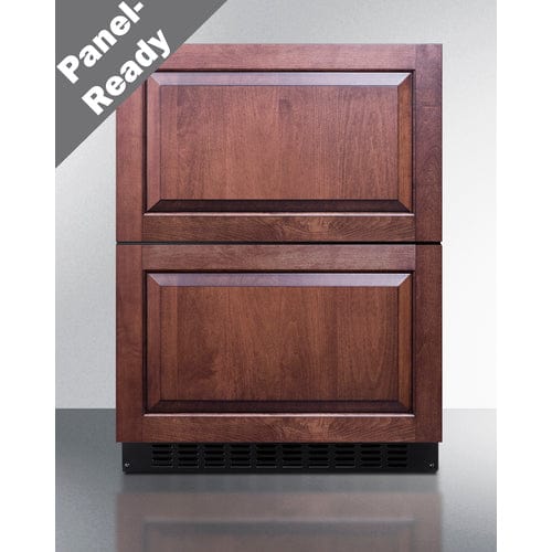 Summit 24" 2-Drawer All-Refrigerator ASDR2414PNR Wine Coolers Empire