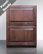 Summit 24" 2-Drawer Panel Ready All-Refrigerator ADRD241PNR Refrigerators ADRD241PNR Wine Coolers Empire