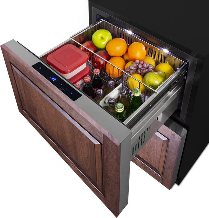 Summit 24" 2-Drawer Panel Ready All-Refrigerator ADRD241PNR Wine Coolers Empire