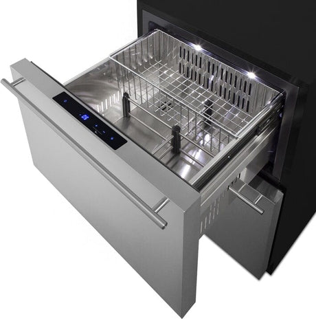 Summit 24" 2-Drawer Panel Ready Freezer ADFD243PNR Freezers ADFD243PNR Wine Coolers Empire