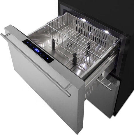 Summit 24" 2-Drawer Refrigerator-Freezer ADRF244 Refrigerators ADRF244 Wine Coolers Empire