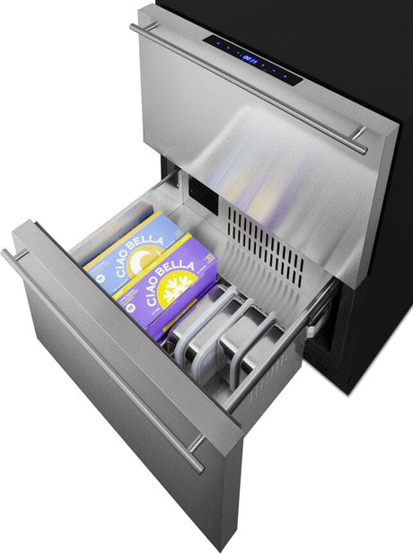 Summit 24" 2-Drawer Refrigerator-Freezer ADRF244 Refrigerators ADRF244 Wine Coolers Empire