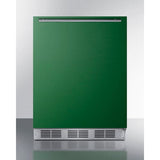 Summit 24" ADA Complaint Green Finish All-Refrigerator BAR611WHGADA Refrigerators BAR611WHGADA Wine Coolers Empire