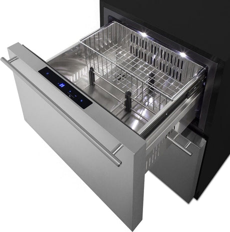 Summit 24" ADA Compliant 2-Drawer All-Refrigerator ADRD241 Refrigerators ADRD241 Wine Coolers Empire