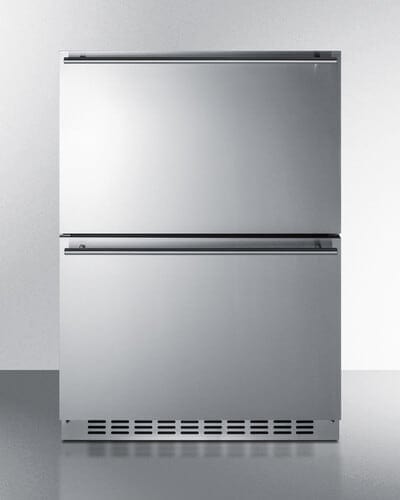 Summit 24" ADA Compliant Refrigerator-Freezer ADRF244CSS Refrigerators ADRF244CSS Wine Coolers Empire