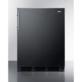 Summit 24" Black Finish Refrigerator-Freezer CT663BK Refrigerators CT663BK Wine Coolers Empire