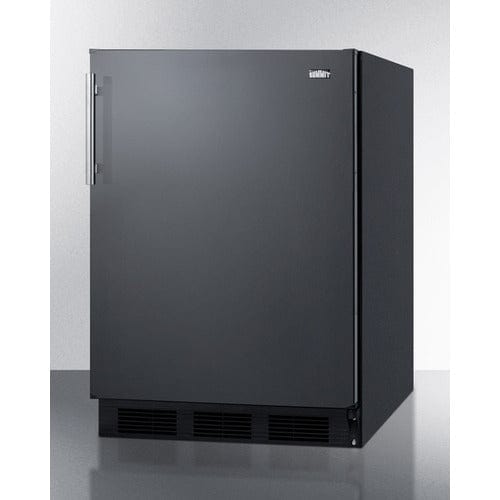 Summit 24" Black Finish Refrigerator-Freezer CT663BK Wine Coolers Empire