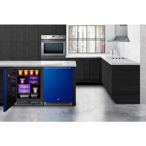 Summit 24" Blue Door Built-In All-Freezer ALFZ53B Freezers ALFZ53B Wine Coolers Empire