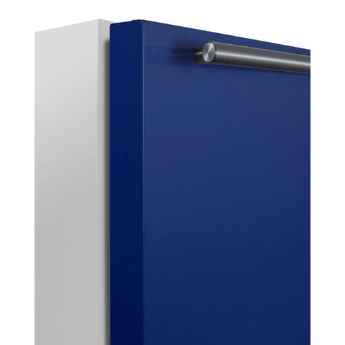 Summit 24" Blue Finish ADA Refrigerator Freezer BRF611WHBADA Wine Coolers Empire
