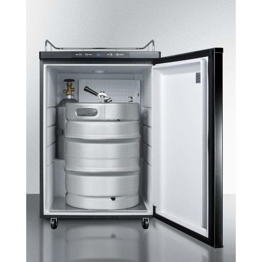 Summit 24" Built-In Auto Defrost Kegerator SBC635MBI7NK Kegerators SBC635MBI7NK Wine Coolers Empire