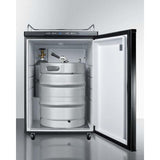Summit 24" Built-In Auto Defrost Kegerator SBC635MBI7NK Kegerators SBC635MBI7NK Wine Coolers Empire