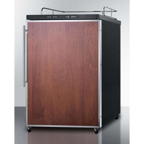 Summit 24" Built-In Auto Defrost Kegerator SBC635MBINKFR Kegerators SBC635MBINKFR Wine Coolers Empire