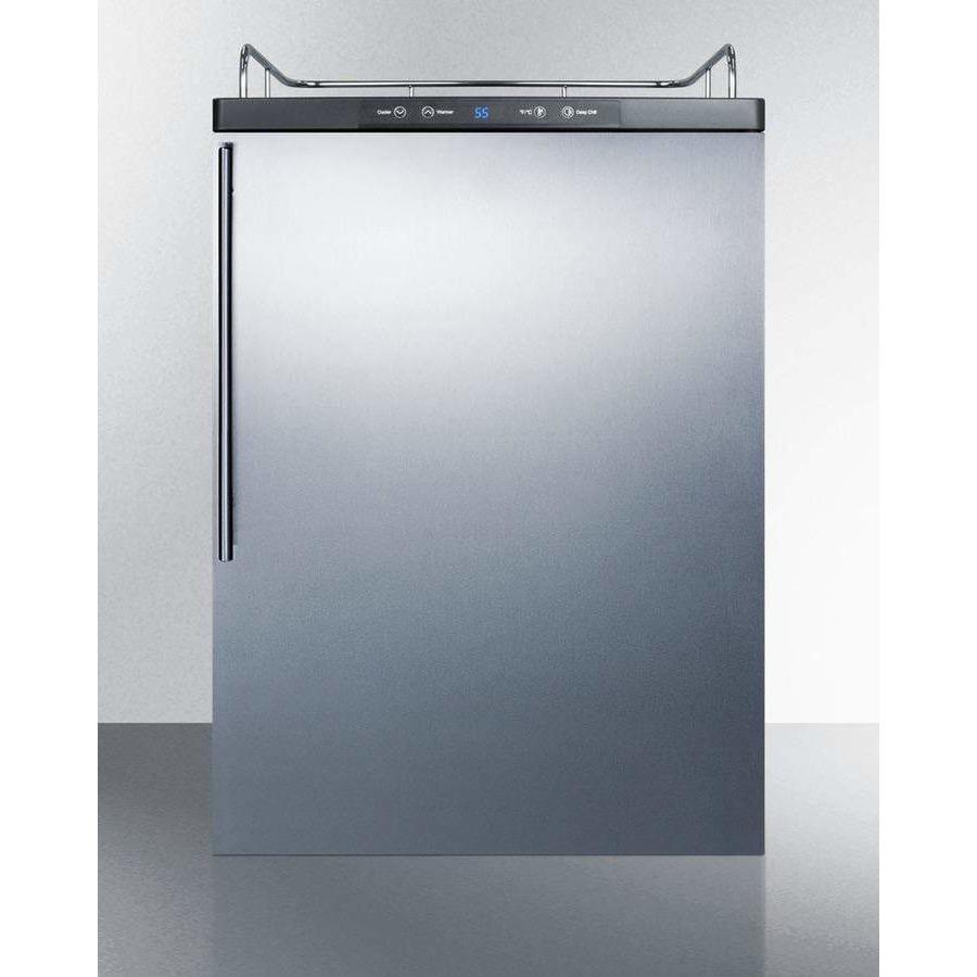 Summit 24" Built-In Automatic Defrost Kegerator SBC635MBINKSSHV Kegerators SBC635MBINKSSHV Wine Coolers Empire
