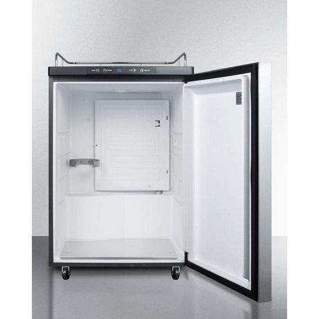 Summit 24" Built-In Commercial Automatic Defrost Kegerator SBC635MBI7NKSSHH Kegerators SBC635MBI7NKSSHH Wine Coolers Empire