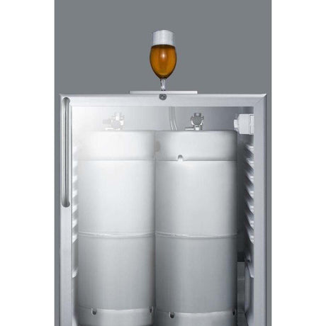 Summit 24" Built-In Commercial Stainless Steel Kegerator, ADA Compliant SBC56GBINKCSSADA Kegerators SBC56GBINKCSSADA Wine Coolers Empire