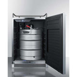 Summit 24" Built-In Frost Free Stainless Steel Kegerator SBC677BINK Kegerators SBC677BINK Wine Coolers Empire