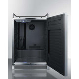 Summit 24" Built-In Frost Free Stainless Steel Kegerator SBC677BINK Kegerators SBC677BINK Wine Coolers Empire