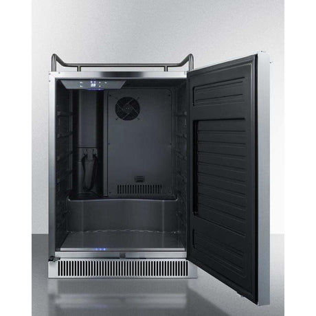 Summit 24" Built-In Frost Free Stainless Steel Kegerator SBC677BINK Kegerators SBC677BINK Wine Coolers Empire